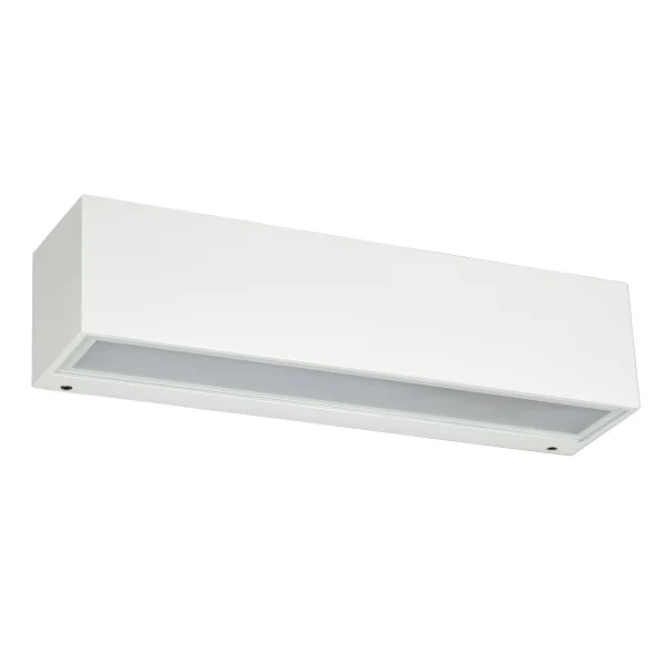 VK Lighting Desmi - applique extérieure - 25 x 6 x 6 cm - 7W LED inclus - IP65 - blanc