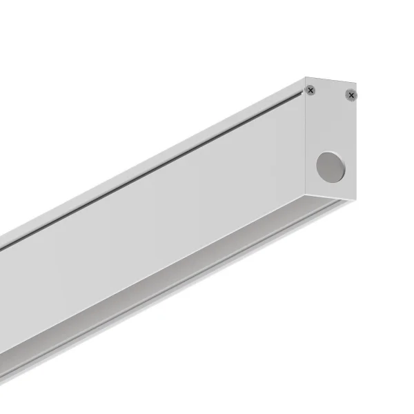 VK Lighting Eiva - système de rail magnétique - profilé de montage de 2m - 2,7 x 5,6 cm - dimmable DALI - blanc