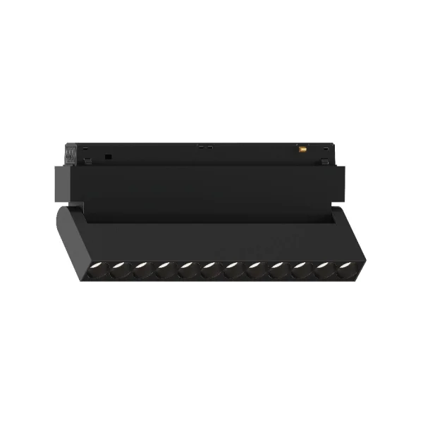 VK Lighting Eiva - système de rails magnétiques - poutre de rail inclinable - 21,9 x 2,15 x 9,9 cm - 12W LED inclus - dimmable DALI - noir