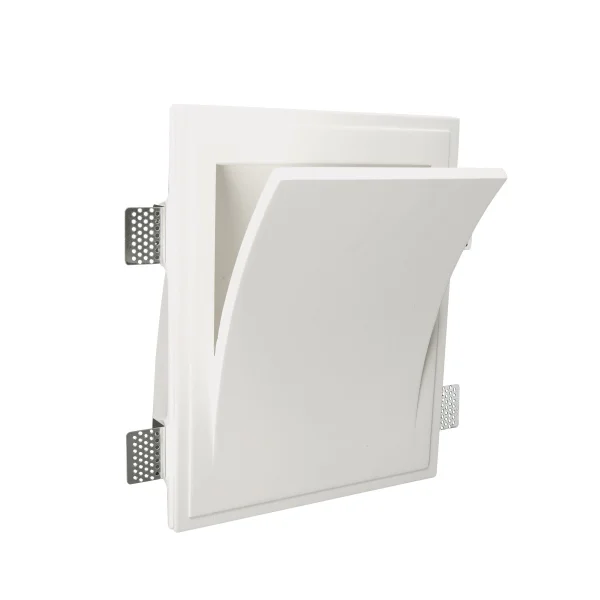 VK Lighting Gypsum - applique encastrée - 25 x 18,4 x 33 cm - blanc