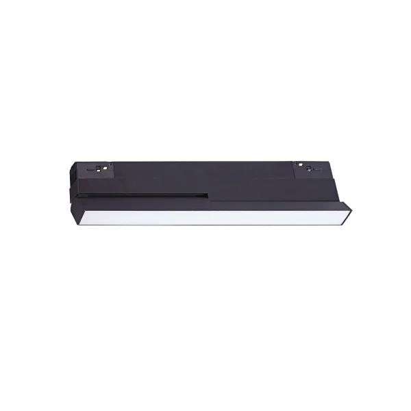 VK Lighting Kona - système de rail magnétique - barre lumineuse inclinable - 30 x 2 x 9,6 cm - 9W led inclus - 1-10V dimmable - noir
