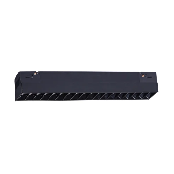 VK Lighting Kona - système de rail magnétique - rail de faisceau - 32,8 x 2 x 5,3 cm - LED 27W incl. - 1-10V Dimmable - Noir