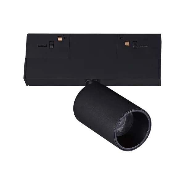 VK Lighting Kona - système de rail magnétique - spot sur rail - 13,9 x 4,5 x 12,6 cm - 7W LED inclus - 1-10V dimmable - noir