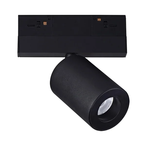 VK Lighting Kona - système de rail magnétique - spot sur rail - 13,9 x 6,1x 15,2 cm - 9W LED inclus - 1-10V dimmable - noir