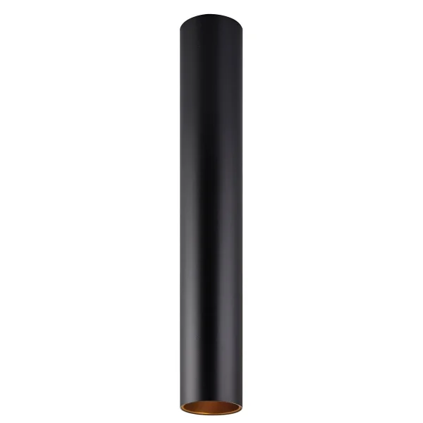 VK Lighting Koroidia - spot en saillie - Ø 5,6 x 13,5 cm - noir