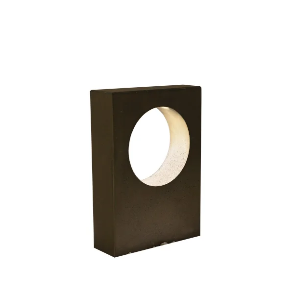 VK Lighting Logia - lampe de jardin - 40 x 20 x 49 cm - 6,5W LED inclus - IP65 - gris