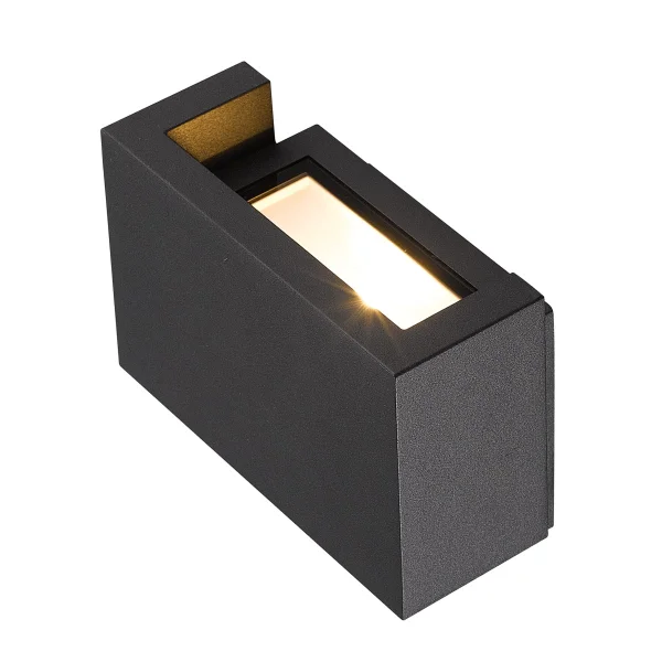 VK Lighting Lumina - Applique d'extérieur / Spot de sol - 18,3 x 14 x 10,1 cm - 17W LED dimmable inclus - IP54 - anthracite