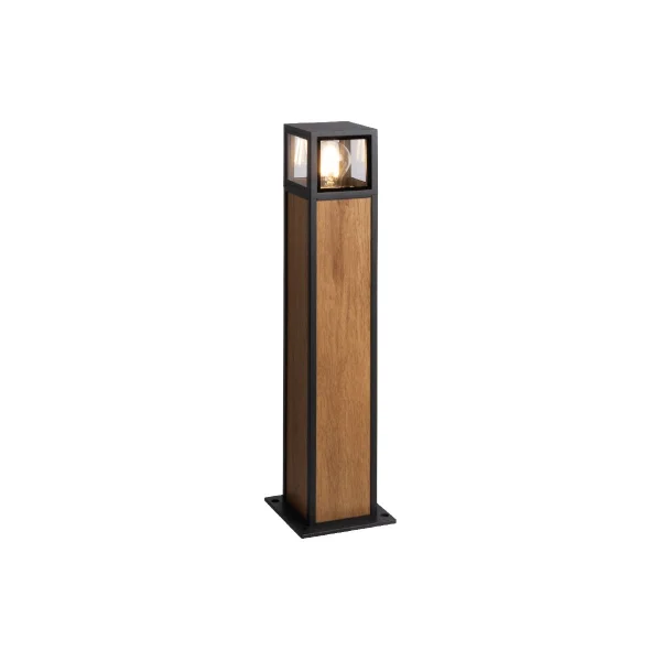 VK Lighting Natu - lampe de jardin - 14,5 x 10,4 x 60 cm - IP54 - bois et anthracite