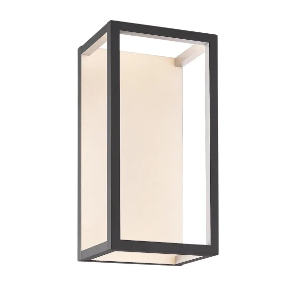 VK Lighting Ouranos - Applique d'extérieur - 12,5 x 12,6 x 25 cm - 7W LED inclus - IP54 - anthracite