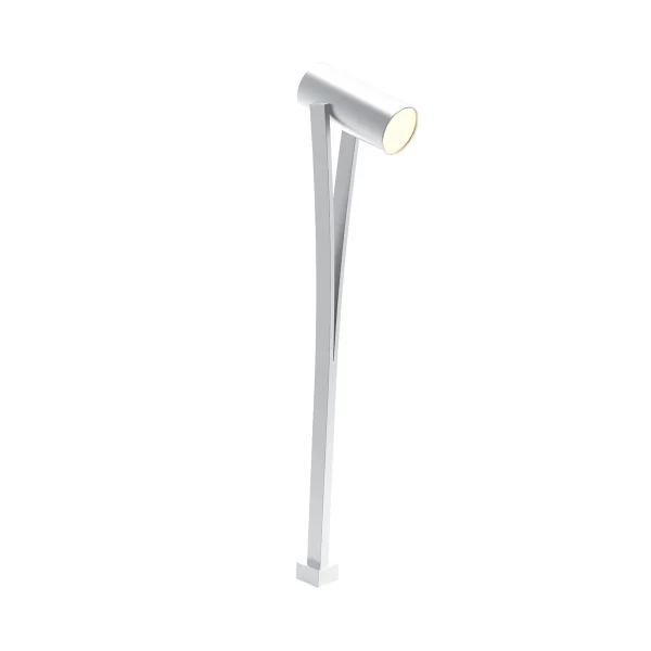 VK Lighting Stili - lampe de jardin - 7,5 x 19,4 x 80 cm - 10W LED inclus - blanc