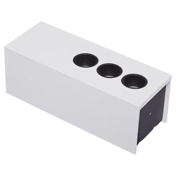 VK Lighting Tetra - plafonnier/mural - 17,1 x 6,3 x 6,6 cm - 15W LED inclus - blanc