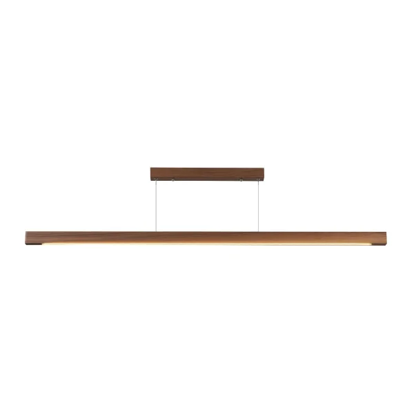 VK Lighting Woody - lampe suspendue - 180 x 4,5 x 200 cm - 27W Dali dimmable led inclus - dark wood
