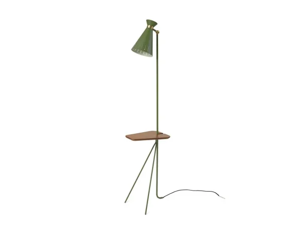 Warm Nordic - Cone Lampadaire w/Table Pine Green