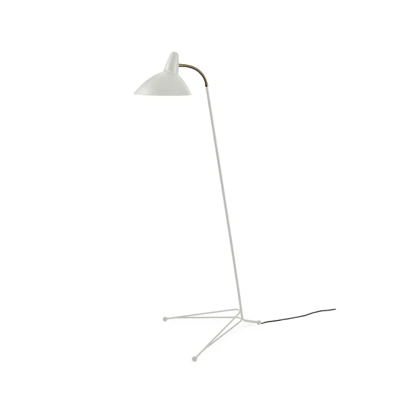 Warm Nordic Lampadaire Lightsome warm white, détail en laiton