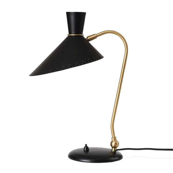 Warm Nordic Lampe de table Bloom Black noir