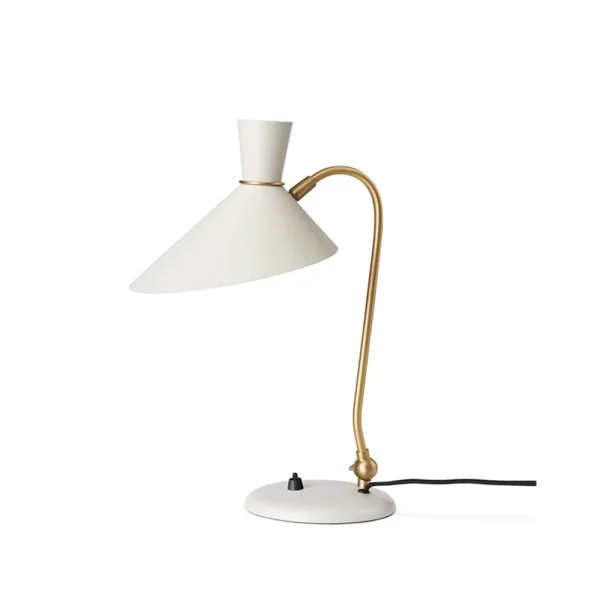 Warm Nordic Lampe de table Bloom warm white, structure en laiton