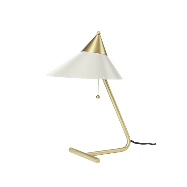 Warm Nordic Lampe de table Brass Top warm white, structure en laiton