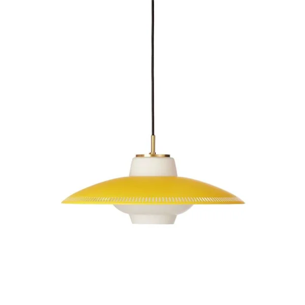 Warm Nordic - Opal Shade Suspension Illuminating Yellow