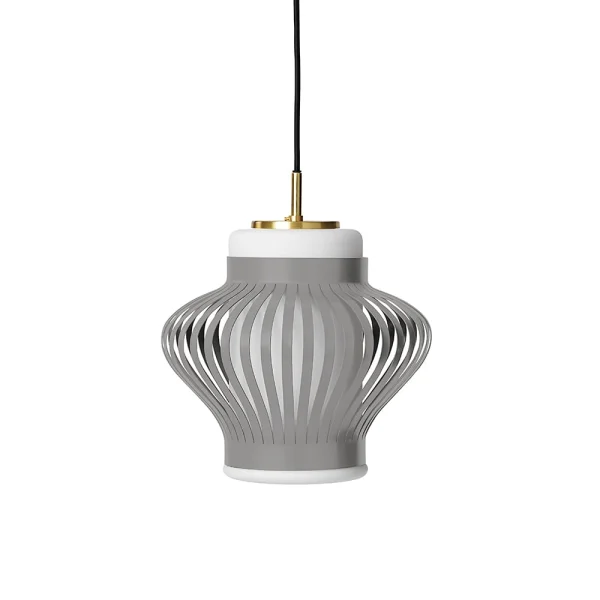 Warm Nordic Suspension Opal Lamella sky grey, opale sablée