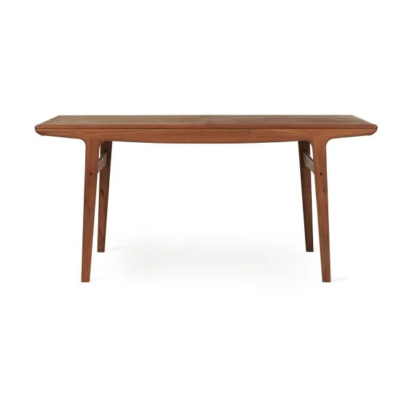 Warm Nordic Table à manger Evermore avec 2 rallonges de 45 cm chacune Teak oiled oak, 160 cm