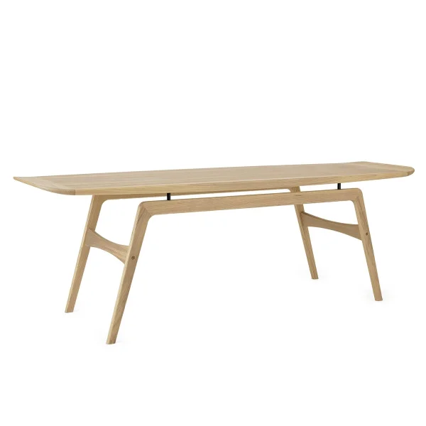 Warm Nordic Table basse Surfboard 152x52 cm Chêne