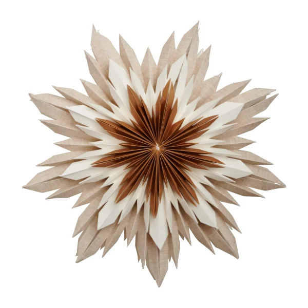 Watt & Veke Etoile de l'avent Marta Ø60 cm Blanc-marron