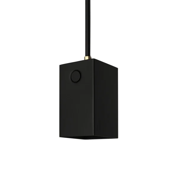 Watt & Veke Lampe à suspension Box noir mat