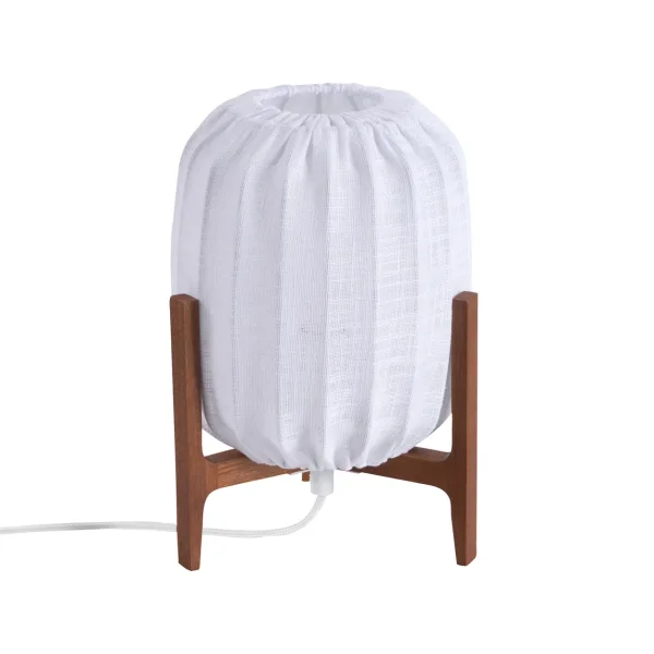 Watt & Veke Lampe de table Prisma Dark ash-White, Mini Ø16x24,3 cm