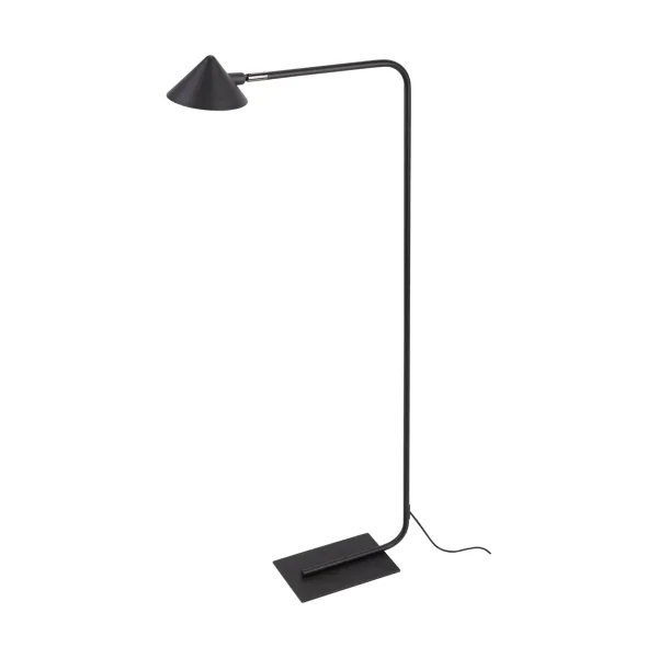 Watt & Veke Lampe sur pied Kuro Black, Ø14x120 cm