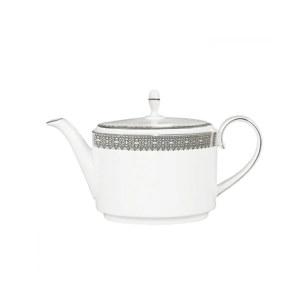 Wedgwood Théière Vera Wang Lace Platinum 1,1 l