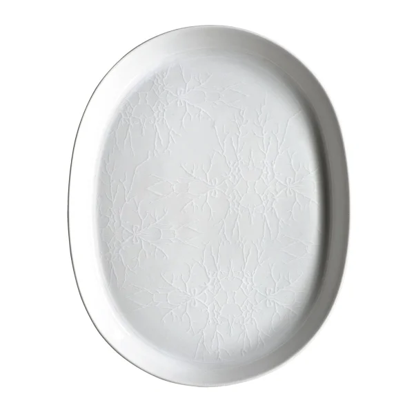 Wik & Walsøe Assiette ovale Whitewood 36 cm