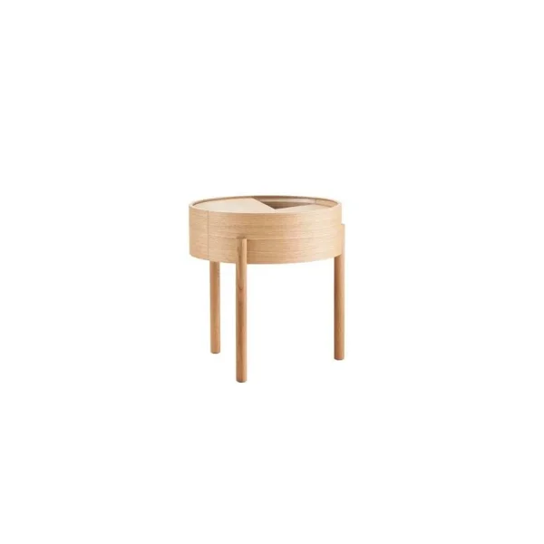 Woud - Arc Table D'appoint Oiled Oak
