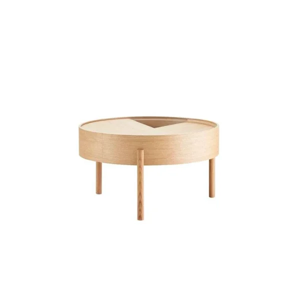 Woud - Arc Table de canapé Ø66 Oiled Oak
