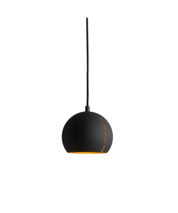 Woud - Gap Suspension Round Black/Brass