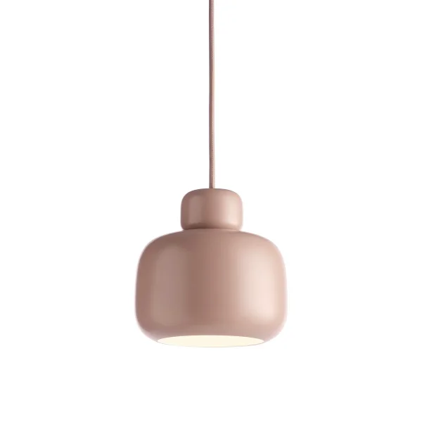 Woud Lampe à suspension Stone small Dusty rose