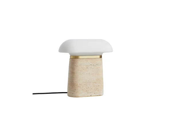 Woud - Nova Lampe de Table Ivory Travertine/Opal