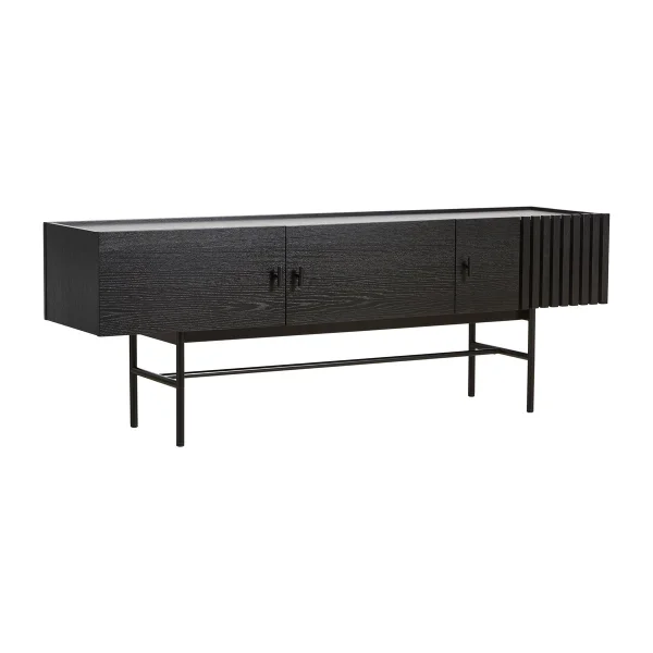 Woud Table d'appoint Array, 150 cm Chêne peint en noir