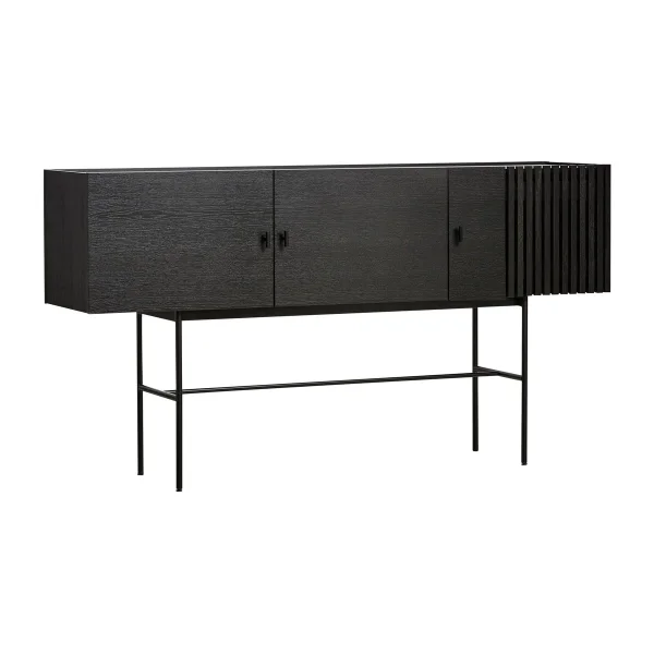 Woud Table d'appoint Array, 180 cm Chêne peint en noir