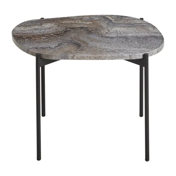 Woud Table d'appoint La Terra, medium Gris chiné