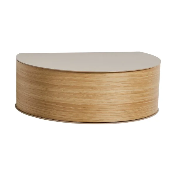 Woud Tablette Wallie Beige-chêne