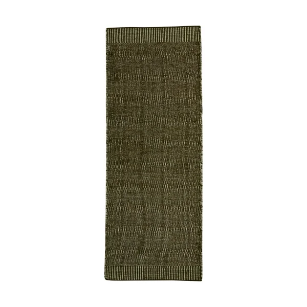 Woud Tapis Rombo vert mousse 75x200 cm