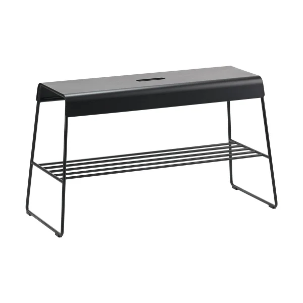 Zone Denmark Banc avec étagère A-bench outdoor 45 cm Black