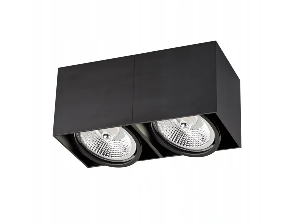 Zuma Line Box 2 Next - plafonnier - 12 x 13,5 x 26 cm - noir