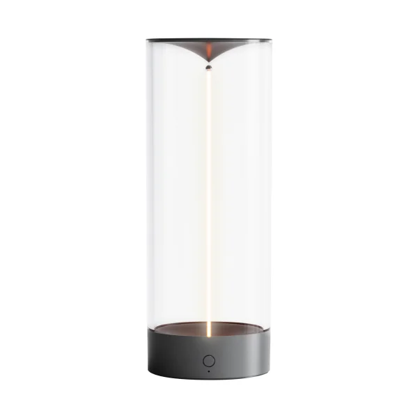 Zuma Line Esterno - lampe de table rechargeable - Ø9,15 x 24,15 cm - 1,2W LED inclus - 3 stepdim - IP54 - gris foncé