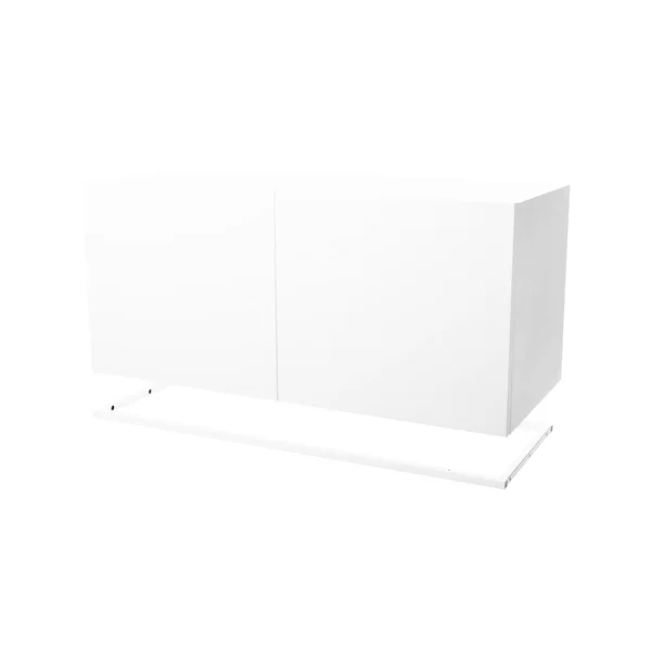 Zweed Placard module Molto 840 blanc, cadre en métal blanc incl.