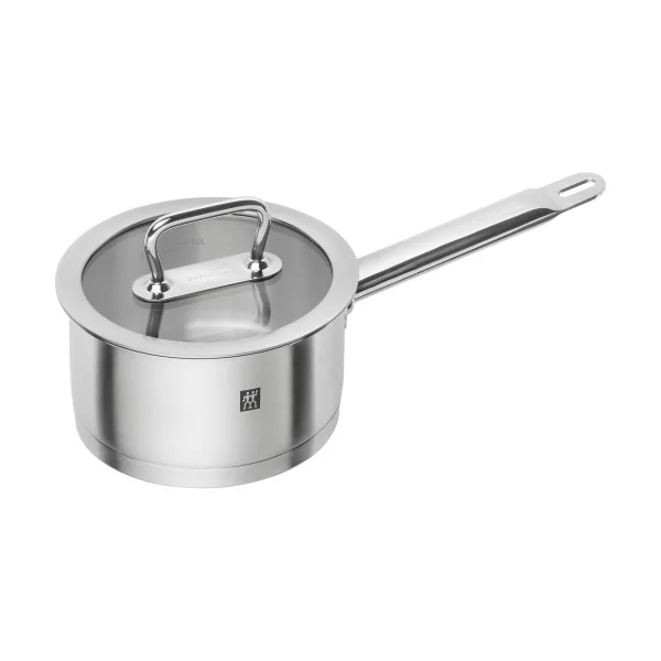 Zwilling Casserole Zwilling Pro avec couvercle en verre en acier inoxydable 1,5 L