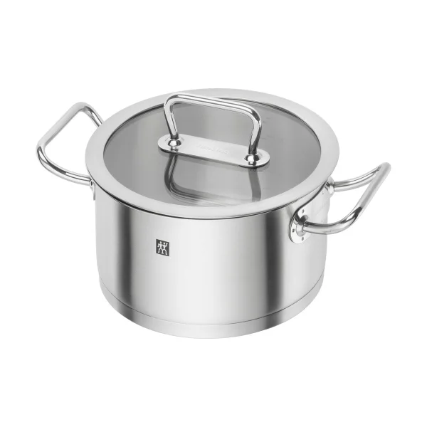Zwilling Casserole Zwilling Pro avec couvercle en verre en acier inoxydable 3,1 L