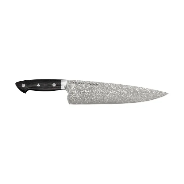 Zwilling Couteau de chef Zwilling Kramer Euro Stainless 26 cm Damassé noir