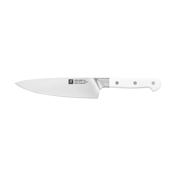 Zwilling Couteau de chef Zwilling Pro Le Blanc 18 cm Blanc-acier inoxydable