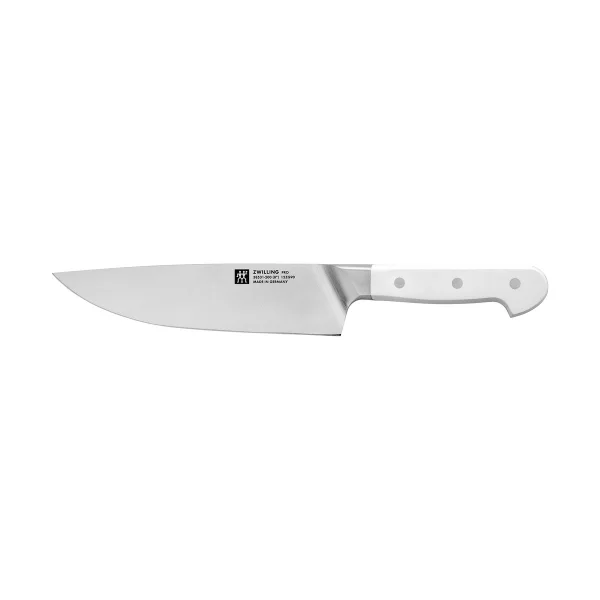 Zwilling Couteau de chef Zwilling Pro Le Blanc 20 cm Blanc-acier inoxydable